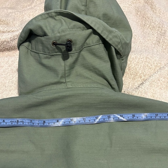 Like New GAP Olive Heavyweight Canvas Military Utility Field Jacket Men Unisex - Picture 15 of 16